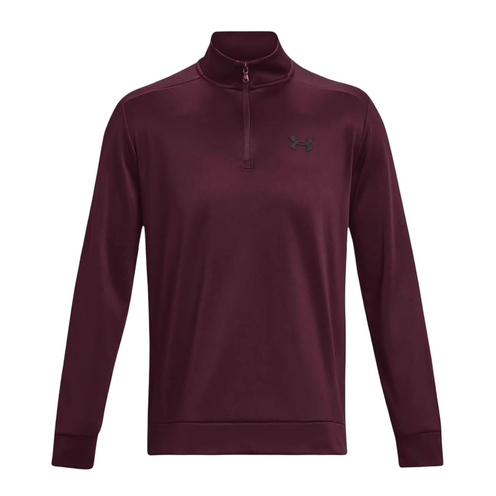 UNDER ARMOUR • Burgundy Quarter-Zip Top Fleece Top